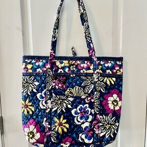 Vera Bradley Large Toggle Tote African Violet Retired Pattern